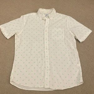 Southern Tides - Pick Up Limes Seersucker Short Sleeve Button Down - Sz M